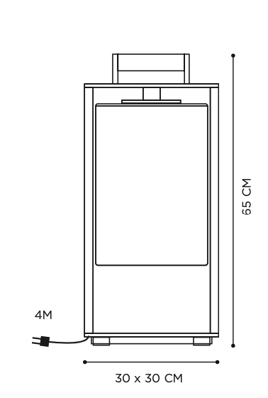 Lampadaire DOME small