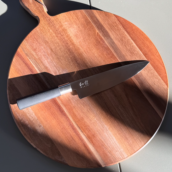 Coffret 3 couteaux japonais - WASABI BLACK - Couteaux SANTOKU - UNIVERSEL - OFFICE
