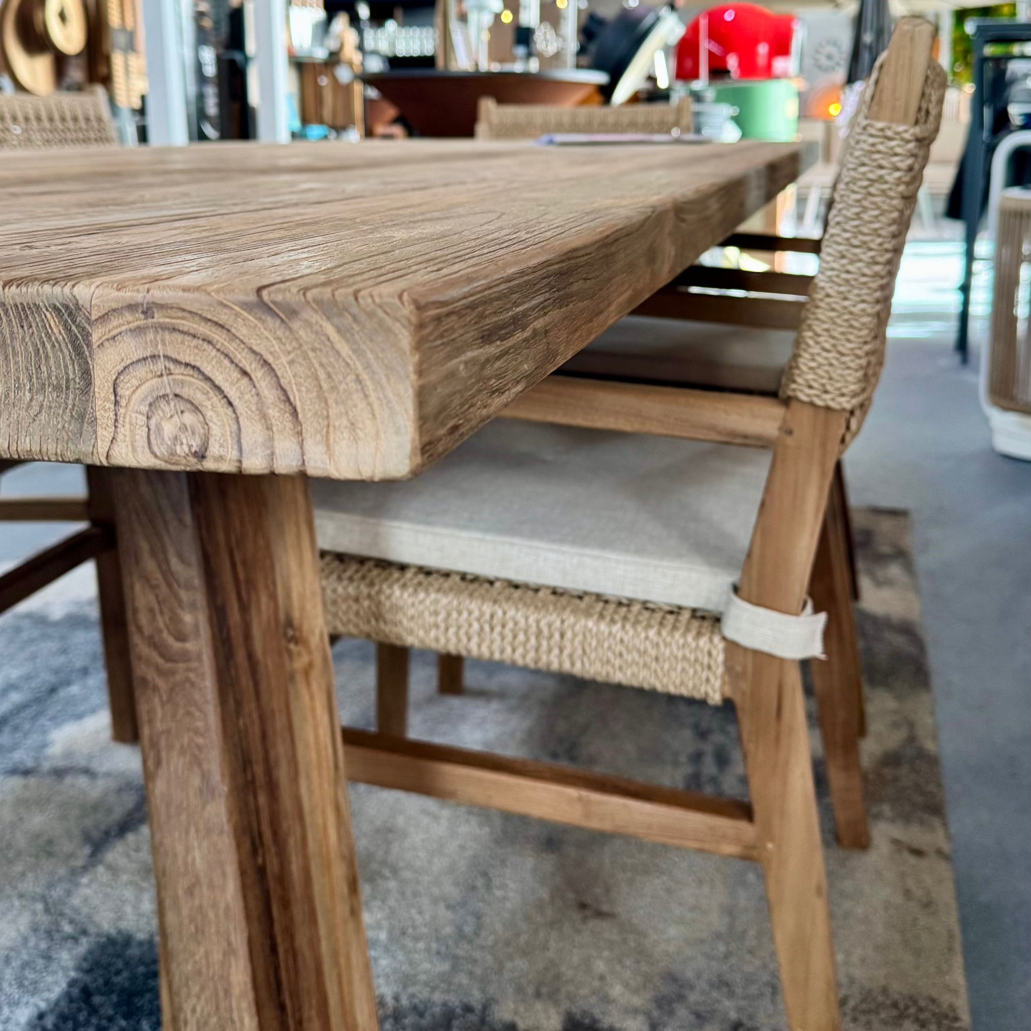 Table teck recyclé - VICTORIA Gescova