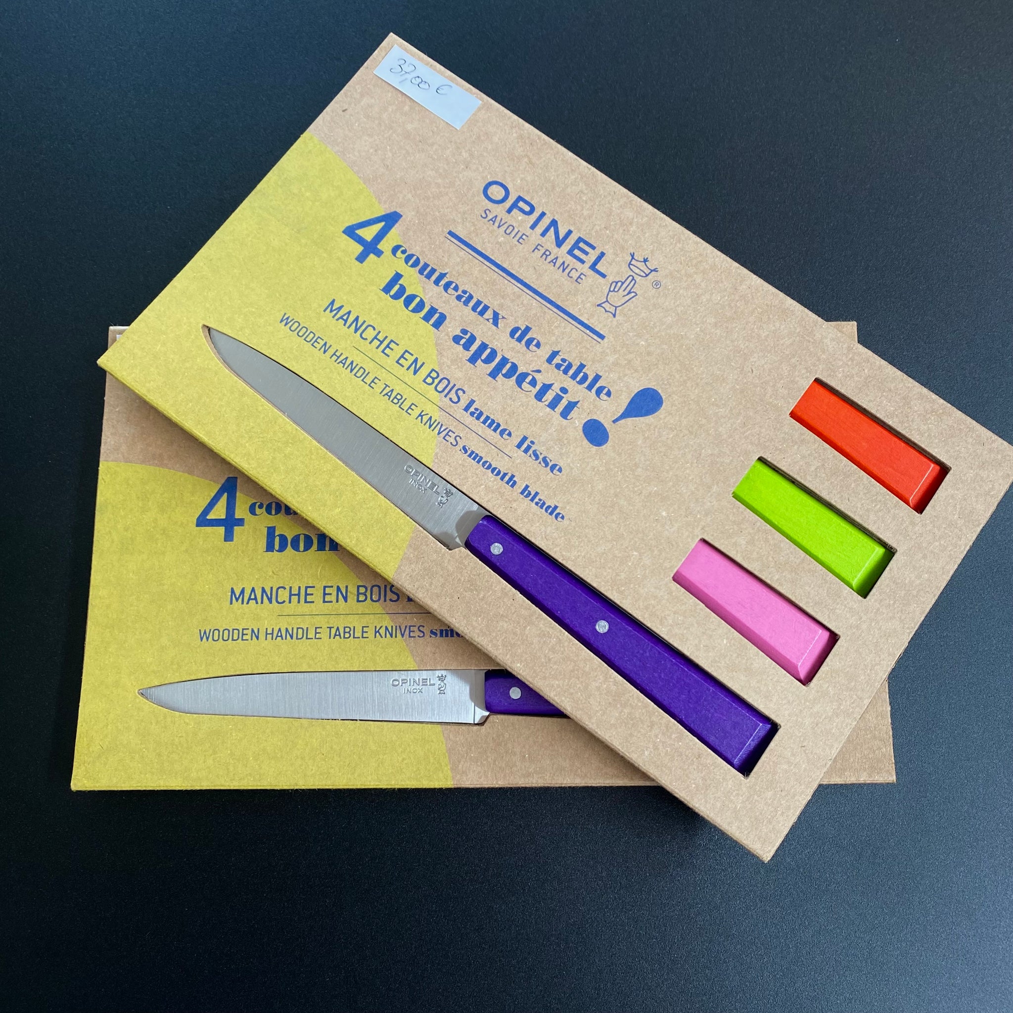 Coffret de 4 couteaux de table - N°125