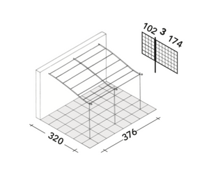 Pergola Solaire adossée courbée avec couverture toile coulissante