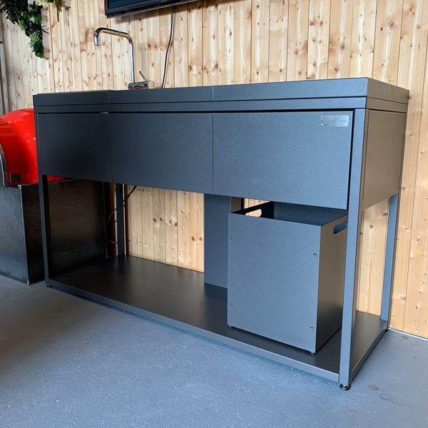 Cuisine extérieur modulable - Configuration évier